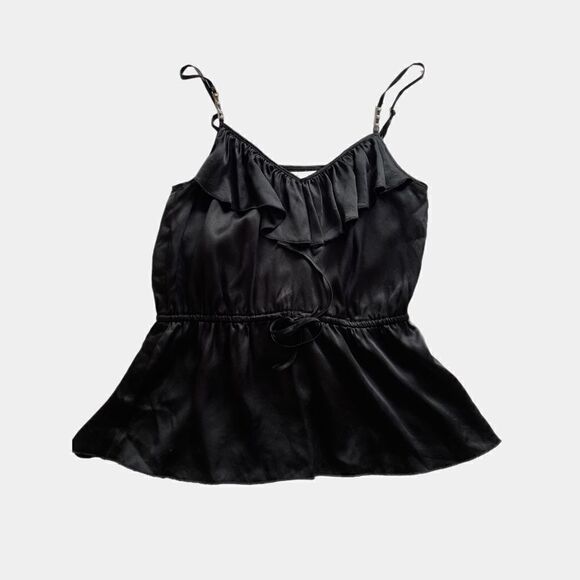 Trina Turk silk lace cami top size small black - Picture 1 of 7